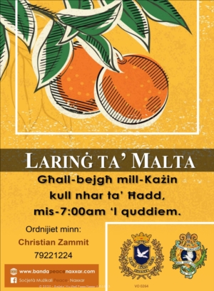 Larinġ ta' Malta għall-bejgħ mill-Każin