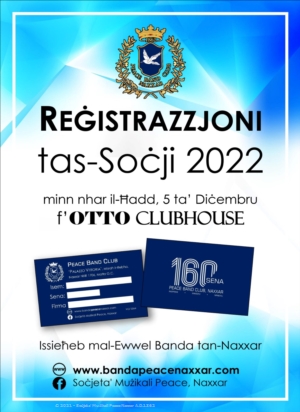 Reġistrazzjoni tas-Soċji 2022