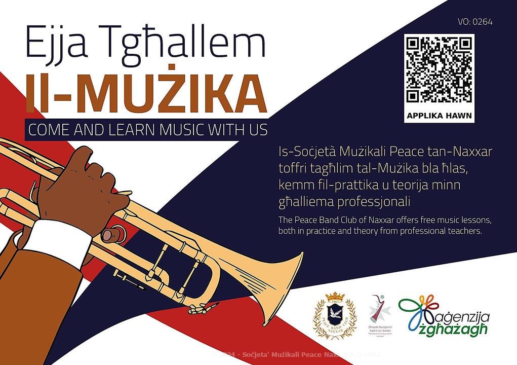 Ejja Tgħallem il-MUŻIKA - Come and learn MUSIC with us