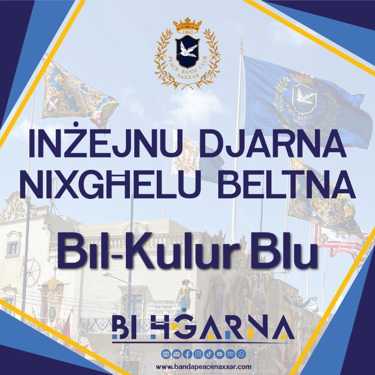 Inżejnu Djarna - Nixgħelu Beltna bil-Kulur Blu