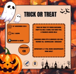 Trick or Treat -  Il-Ġimgħa, 1 ta' Novembru