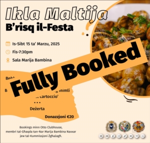 Ikla Maltija b'risq il-Festa - 15 ta' Marzu