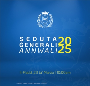 Seduta Ġenerali Annwali 2025 - 23 ta' Marzu