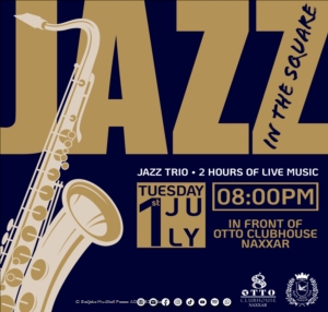 Jazz fil-Pjazza - Nhar it-Tlieta 1 ta' Lulju