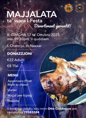 Majjalata ta' wara l-Festa - 17 ta' Ottubru
