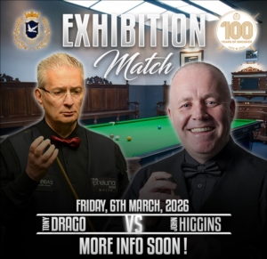 John Higgins u Tony Drago f’Logħba Storika f’Malta - 6 ta' Marzu