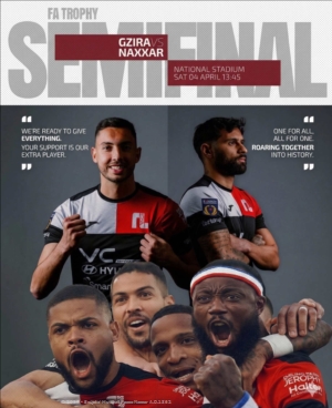 Nissaportjaw lin-Naxxar Lions FC fis-Semi-Finali tal-FA Trophy