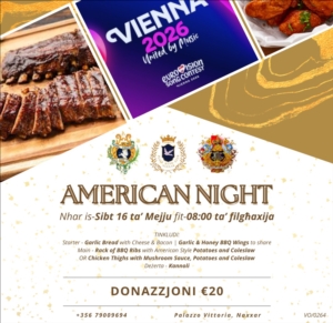 American Night - Ikla b'risq il-Festa - 16 ta' Mejju