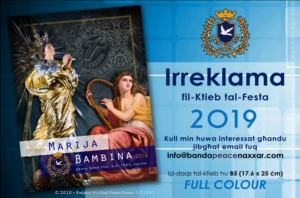 Irreklama fil-Ktieb tal-Festa 2019