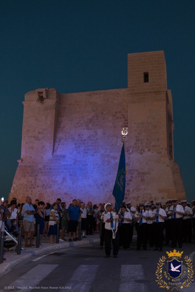 Il-Banda Peace ddoqq ġewwa San Pawl il-Baħar fl-Lejliet il-Festa.
