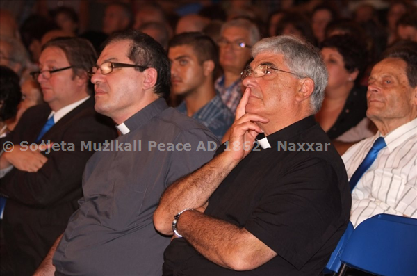 Il-Programm Mużikali u Strumentali imtellgħa mis-Soċjeta Mużikali Peace lejliet il-festa ta Marija Bambina