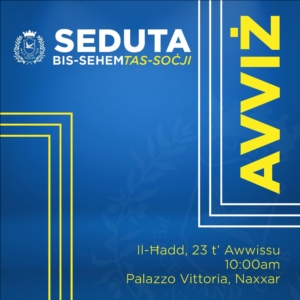 Seduta bis-sehem tas-Soċji - 23 t'Awwissu