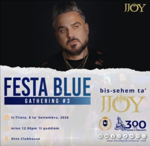 Festa BLUE Gathering #3 - 8 ta' Settembru filgħodu