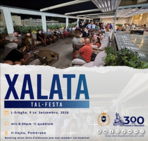 Xalata tal-Festa - 9 ta' Settembru